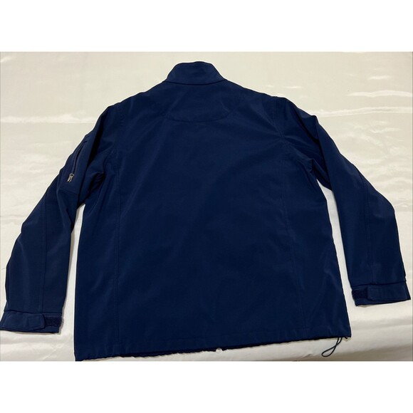 Seattle Seahawks Full Zip Jacket NFL Navy Drawstring Pockets Mens XL Blokecore - Picture 11 of 16